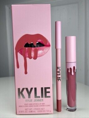 Kylies Lip Kit Lip Gloss & Pencil Duo (Pink, Rose)